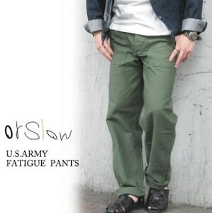 orSlow Men's US ARMY FATIGUE PANTS 01-5002-16